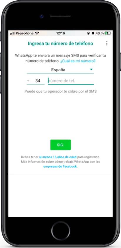 Configurar WhatsApp
