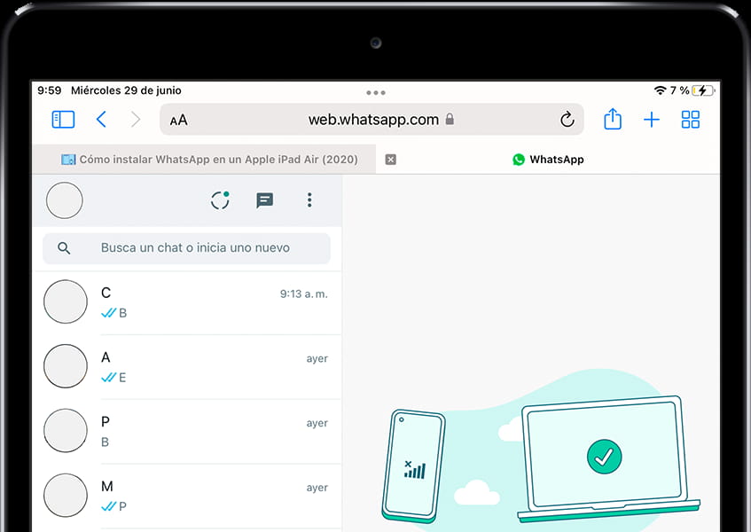 Conversaciones WhatsApp Web