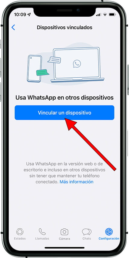 Vincular un dispositivo WhatsApp