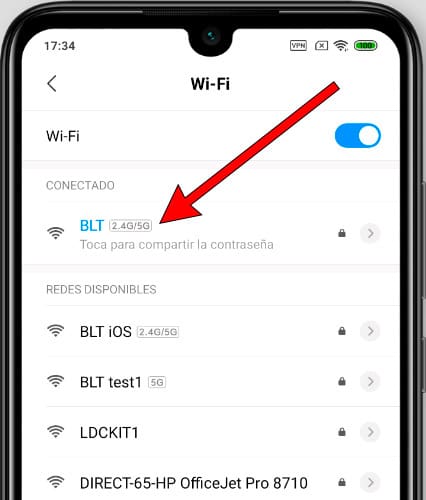Configuración Wifi