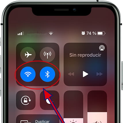 Conexión Wi-Fi y Bluetooth iPhone