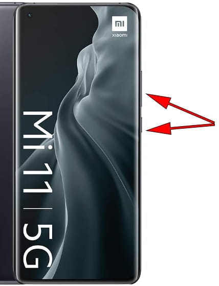 Captura de pantalla en Xiaomi Mi 11
