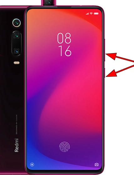 Captura de pantalla en Xiaomi Mi 9T Pro