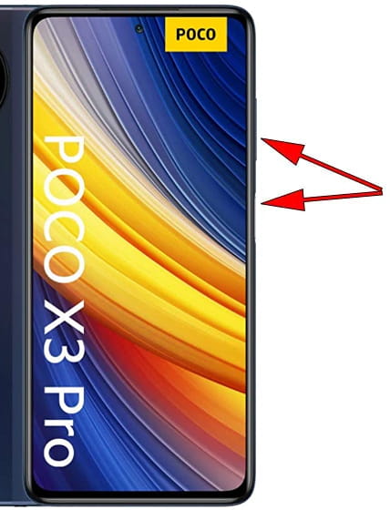 Captura de pantalla en Xiaomi Poco X3 Pro