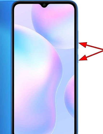 Captura de pantalla en Xiaomi Redmi 9A