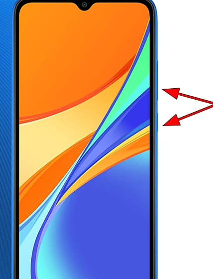 Captura de pantalla en Xiaomi Redmi 9C