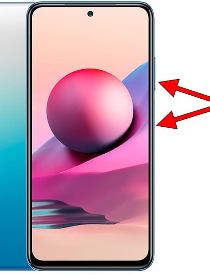 Captura de pantalla en Xiaomi Redmi Note 10S