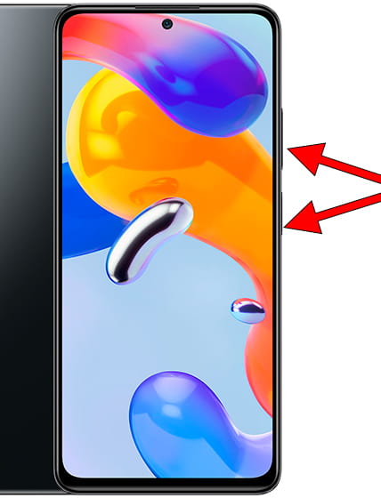 Captura de pantalla en Xiaomi Redmi Note 11 Pro