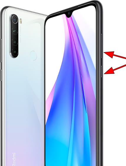 Captura de pantalla en Xiaomi Redmi Note 8T