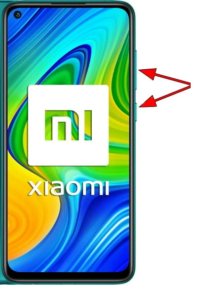 Captura de pantalla en Xiaomi Redmi Note 9