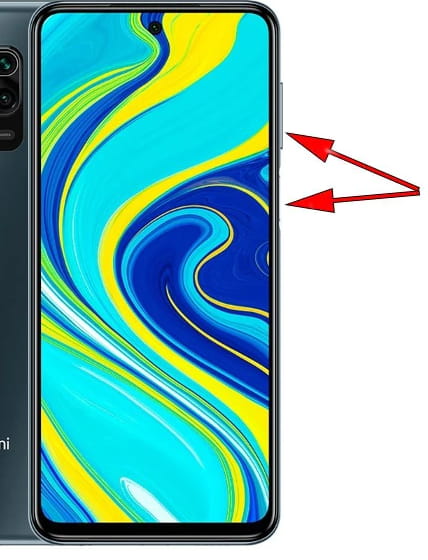 Captura de pantalla en Xiaomi Redmi Note 9S