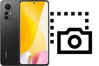 Captura de pantalla en Xiaomi 12 Lite