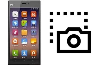 Captura de pantalla en Xiaomi Mi 3