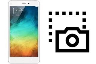Captura de pantalla en Xiaomi Mi Note