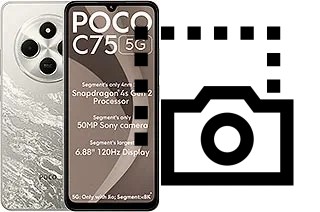 Captura de pantalla en Xiaomi Poco C75 5G