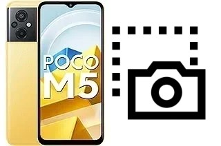 Captura de pantalla en Xiaomi Poco M5 (India)