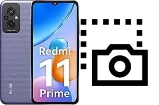 Captura de pantalla en Xiaomi Redmi 11 Prime