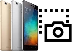 Captura de pantalla en Xiaomi Redmi 3s Prime