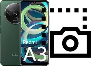 Captura de pantalla en Xiaomi Redmi A3