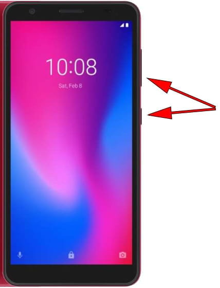 Captura de pantalla en ZTE Blade A3 2020