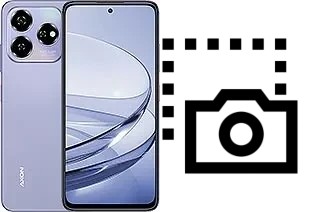 Captura de pantalla en ZTE Axon 60