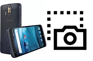 Captura de pantalla en ZTE Axon Pro