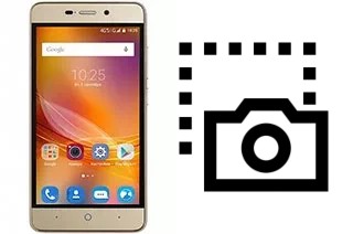 Captura de pantalla en ZTE Blade X3