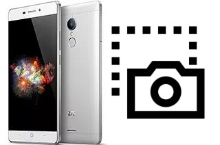 Captura de pantalla en ZTE Blade X9