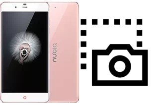 Captura de pantalla en ZTE nubia Prague S