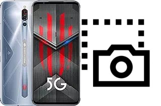 Captura de pantalla en ZTE nubia Red Magic 5S
