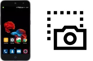 Captura de pantalla en ZTE Small Fresh 3