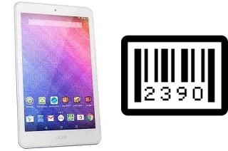 Cómo ver el número de serie en Acer Iconia One 8 B1-820