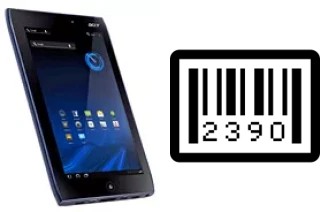 Cómo ver el número de serie en Acer Iconia Tab A100
