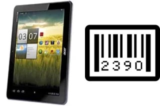 Cómo ver el número de serie en Acer Iconia Tab A210