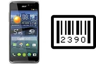 Cómo ver el número de serie en Acer Liquid E600