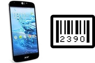 Cómo ver el número de serie en Acer Liquid Jade Z