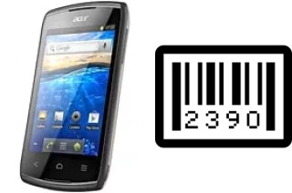 Cómo ver el número de serie en Acer Liquid Z110