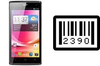 Cómo ver el número de serie en Acer Liquid Z500