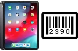 Cómo ver el número de serie en Apple iPad Pro 11
