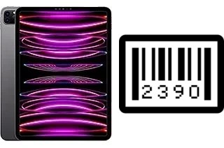 Cómo ver el número de serie en Apple iPad Pro 11 (2022)