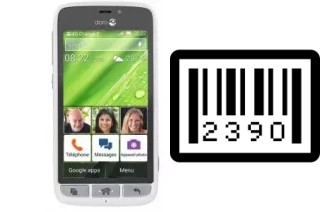 Cómo ver el número de serie en Doro Liberto 822