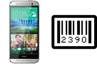 Cómo ver el número de serie en HTC One (M8) dual sim