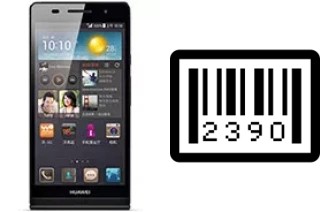 Cómo ver el número de serie en Huawei Ascend P6 S