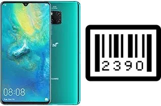 Cómo ver el número de serie en Huawei Mate 20 X (5G)