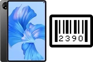 Cómo ver el número de serie en Huawei MatePad Pro 11 (2022)