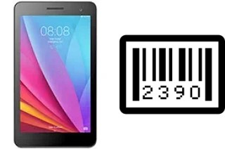 Cómo ver el número de serie en Huawei MediaPad T1 7.0 Plus