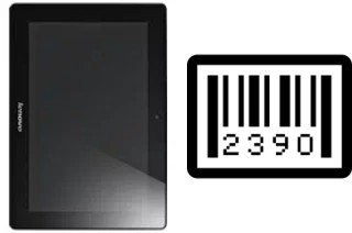 Cómo ver el número de serie en Lenovo IdeaTab S6000F
