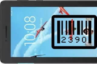 Cómo ver el número de serie en Lenovo Tab E7 Wi-Fi