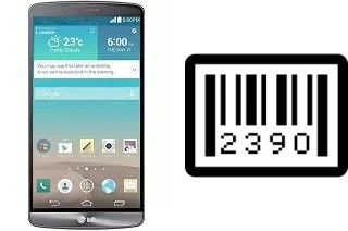 Cómo ver el número de serie en LG G3 A