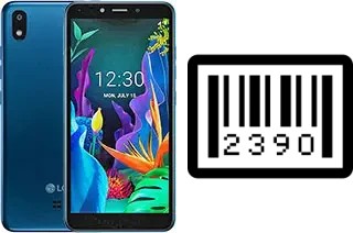 Cómo ver el número de serie en LG K20 (2019)